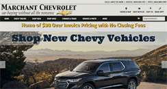 Desktop Screenshot of marchantchevy.net